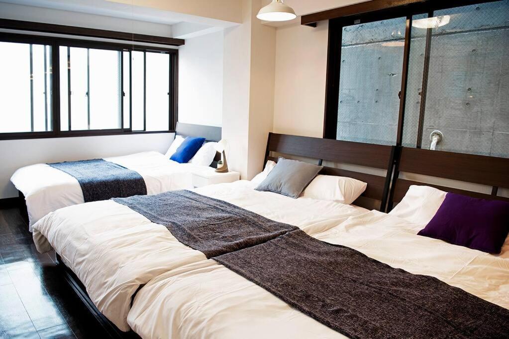 Appartamento ③2Station To Shinjuku. 3 Double Beds. Specious 45㎡ Tokyo Esterno foto